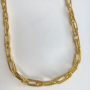 Long Ornate Gold Necklace