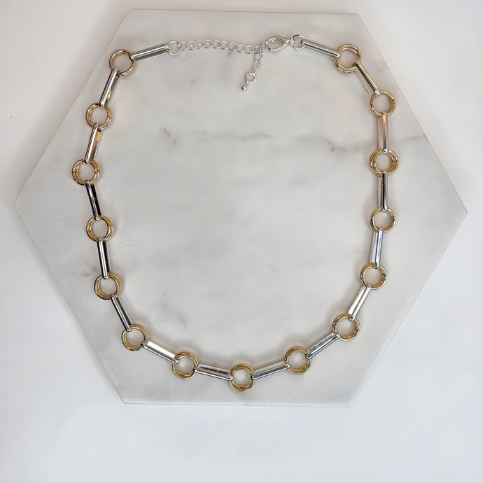 Gold & Silver Links Necklace