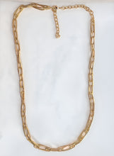 Load image into Gallery viewer, Long Ornate Gold Necklace