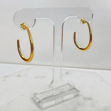 Load image into Gallery viewer, Fine Gold Hoop Earrings