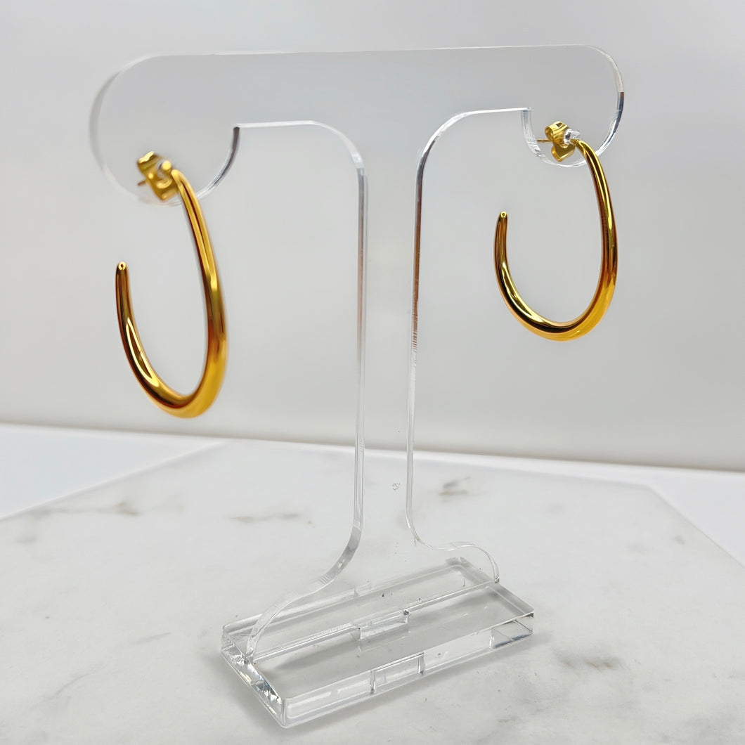 Fine Gold Hoop Earrings