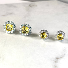 Load image into Gallery viewer, Pale Yellow Studs - Two Size Options