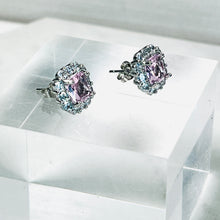 Load image into Gallery viewer, Pale Pink Diamanté Studs