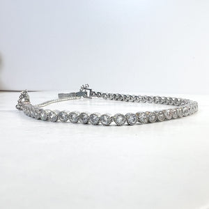 Small Stone 17cm Tennis Bracelet