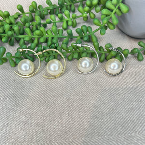 Pearl Hoops