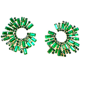 Diamanté Starburst Earrings
