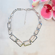 Load image into Gallery viewer, Rose Gold Geometric Link Necklace