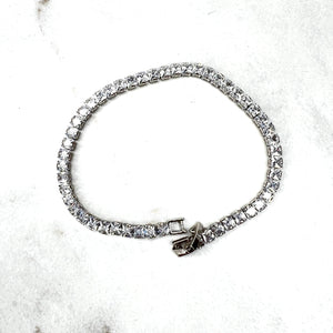 Lighter Weight Silver Tennis Bracelets