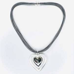 Gold Heart Magnetic Necklace