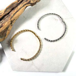 Articulated Diamanté Cuffs