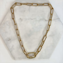 Load image into Gallery viewer, Diamanté Screw Barrel Necklace