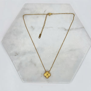 Gold Clover Pendant