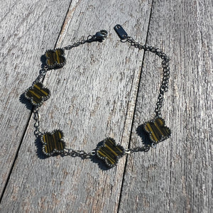 Silver Tiger Eye Necklace