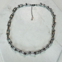 Load image into Gallery viewer, Silver Knot Necklace