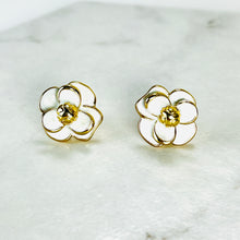 Load image into Gallery viewer, Enamel Flower Studs