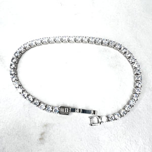 Lighter Weight Silver Tennis Bracelets