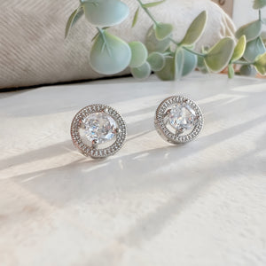 New Silver Halo Studs