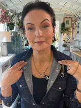 Load image into Gallery viewer, Gold &amp; Silver Twist Lock Necklace