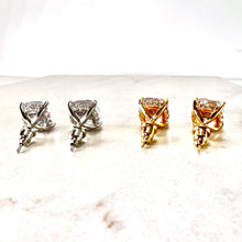 Load image into Gallery viewer, The Sonya Stud in Gold Silver &amp; Yellow Stone