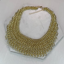 Load image into Gallery viewer, Silver Chainmail Necklace
