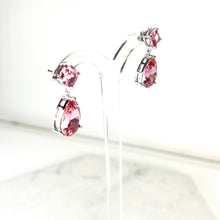 Load image into Gallery viewer, Vibrant Pink Drop Earrings
