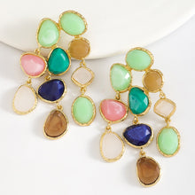 Load image into Gallery viewer, Multicoloured Drop Earrings