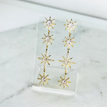 Load image into Gallery viewer, Silver Diamanté Star Stud