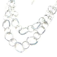 Load image into Gallery viewer, Gold &amp; Silver Double Chain Necklace