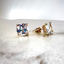 Load image into Gallery viewer, The Sonya Stud in Gold Silver &amp; Yellow Stone