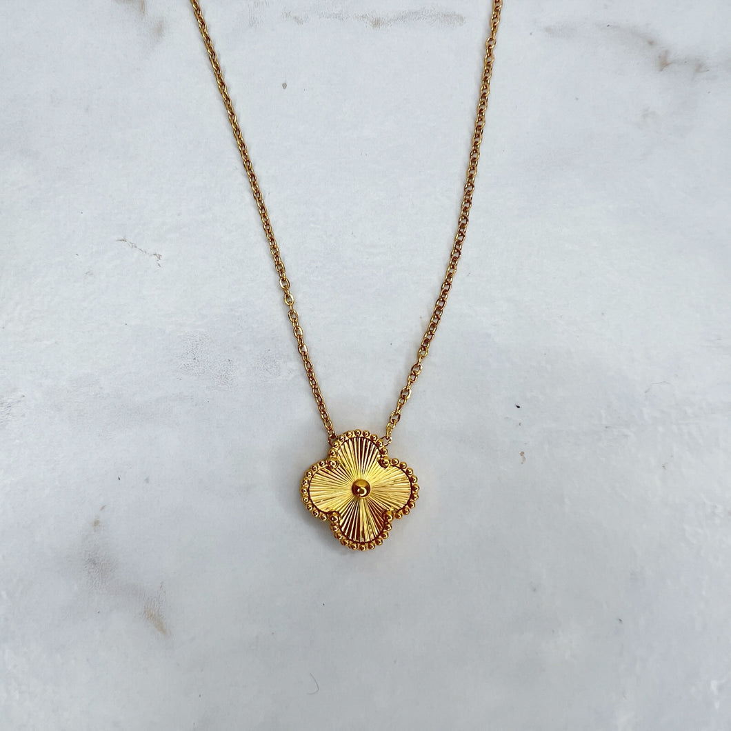 Gold Clover Pendant