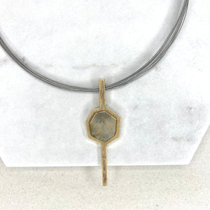Wire Pendant Necklace