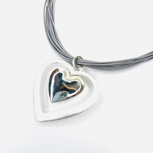 Gold Heart Magnetic Necklace