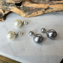 Load image into Gallery viewer, Double Pearl Earrings