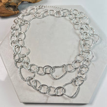 Load image into Gallery viewer, Versatile Silver Link Necklace