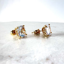 Load image into Gallery viewer, The Sonya Stud in Gold Silver &amp; Yellow Stone
