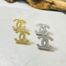 Load image into Gallery viewer, CC Diamanté Earrings