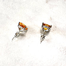 Load image into Gallery viewer, Yellow Stone Diamanté Stud