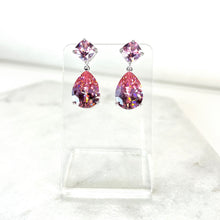 Load image into Gallery viewer, Vibrant Pink Drop Earrings