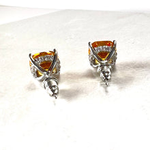 Load image into Gallery viewer, The Sonya Stud in Gold Silver &amp; Yellow Stone