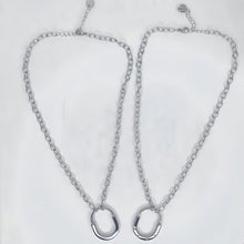 Load image into Gallery viewer, Silver Double Sided Lock Pendant