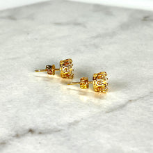 Load image into Gallery viewer, Crimped Edge Diamanté Studs