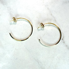 Load image into Gallery viewer, Ultra Fine Gold Hoops