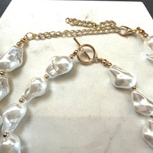 Load image into Gallery viewer, Double Strand Baroque Pearl Necklace