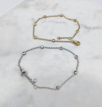 Load image into Gallery viewer, Small Stone Diamanté Station Bracelet