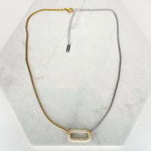 Load image into Gallery viewer, Gold/Silver Mix Chain (gold bar)