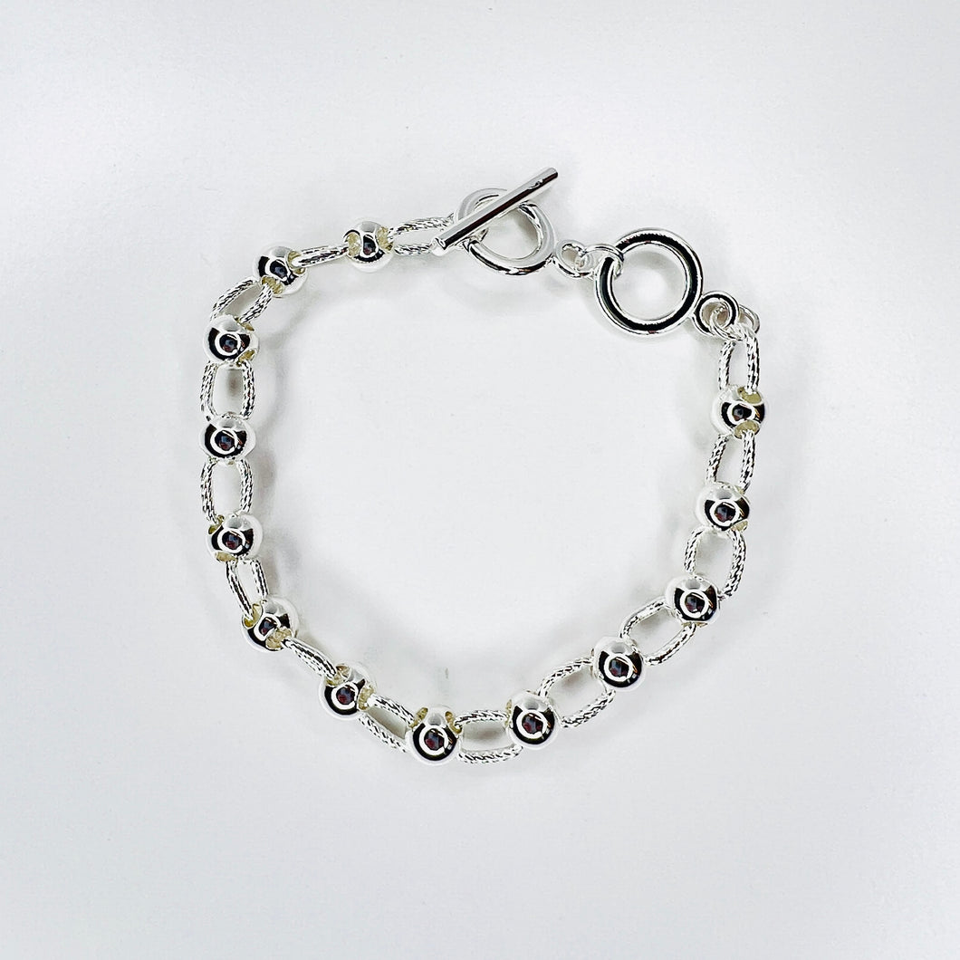 Silver Ball Bracelet