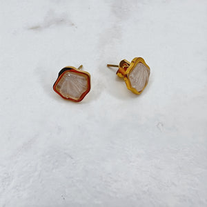 Gold Shell Studs