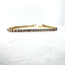 Load image into Gallery viewer, Lighter Weight Gold Tennis Bracelets