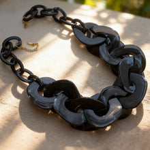 Load image into Gallery viewer, Cream Acrylic Link Necklace