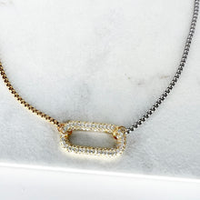 Load image into Gallery viewer, Gold/Silver Mix Chain (gold bar)